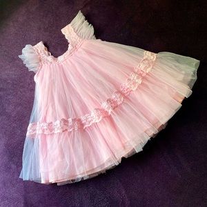 🌸NEW🌸Pretty powder pink tulle poof dress